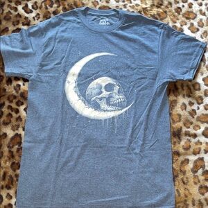 Heather Navy Graphic T-Shirt